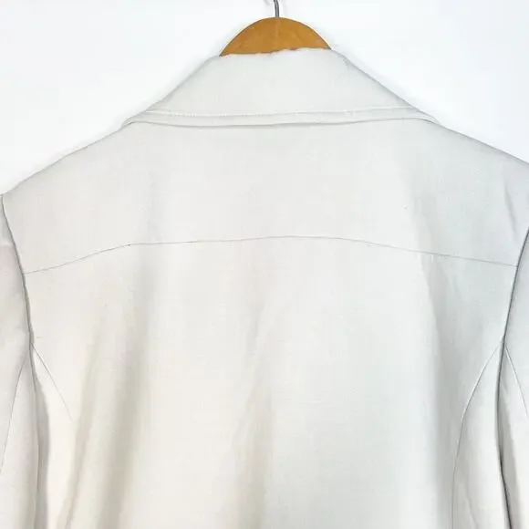 Halogen Cream & Grey Striped Jacket Coat - Picture 13 of 16